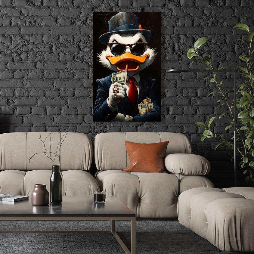 Интерьерная картина scrooge mcduck