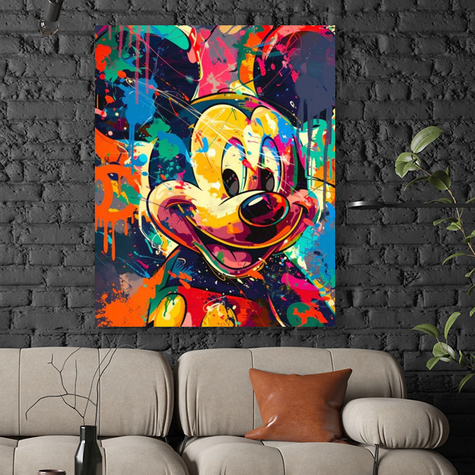 Интерьерная картина Mickey Mouse