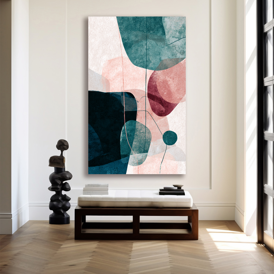 Пастельная абстракция в интерьер